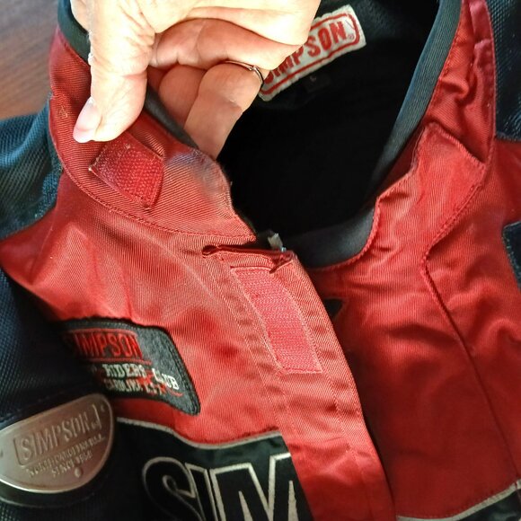 SIMPSON Leather Motorcycle Racing Jacket - Picture 14 of 14